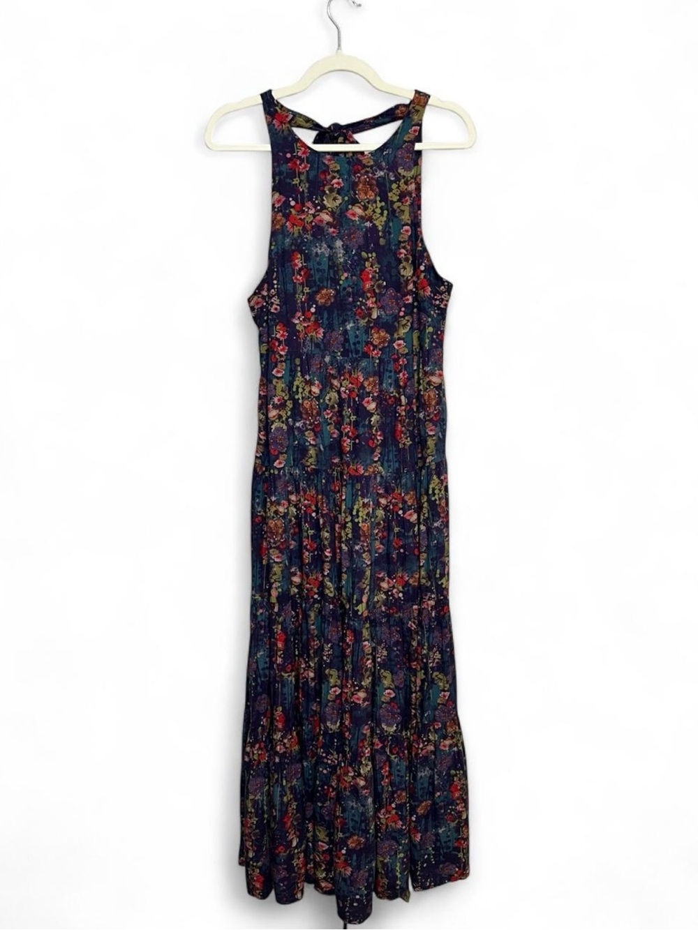NWT Natural Life Halle Printed Halter Maxi Dress - Picture 7 of 8